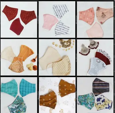 Cotton Printed Face Masks Pack of 5