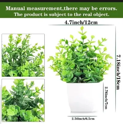 White 3D Plastic Planter for Home Garden Outdoor Use
