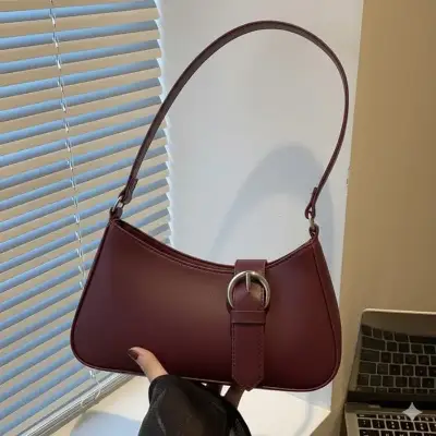 Women's Rexine Plain Shoulder Bag 3