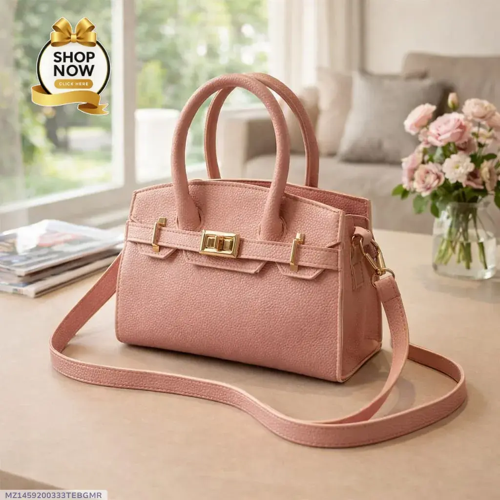 Women's Rexine Plain Hand Bag