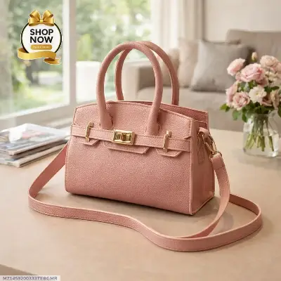 Women's Rexine Plain Hand Bag