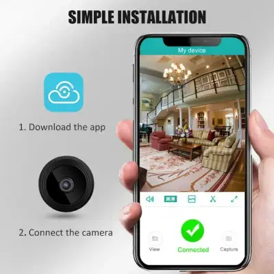 A9 Mini WiFi Camerawith Night Vision – Magnetic Wireless Micro Camerawith Phone App 3
