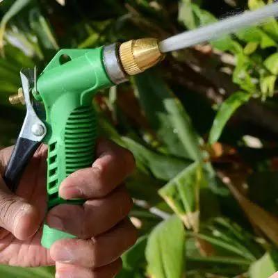 Green Lever Spray Gun with Brass Tip for Car & Garden Use 2